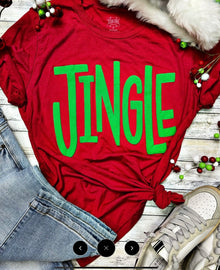  Jingle in Green Puff Tee