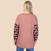 Geometric Print Long Sleeve Top