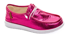  Corkys Kayak Fuchsia Crinkle Metallic Slip-On Shoes