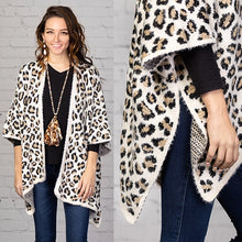  Leopard Print Vest - Ivory