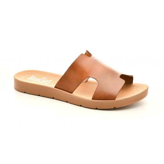 Corky's Women's Bogalusa Cognac II Strap Slide Sandal