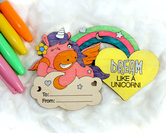 Unicorn - Valentines Card DIY