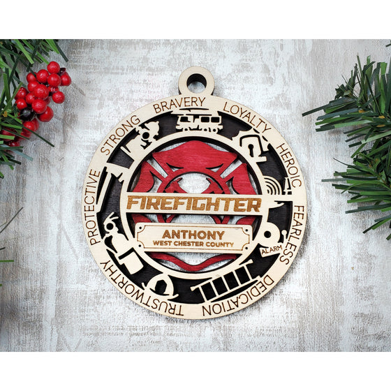 Firefighter Ornament