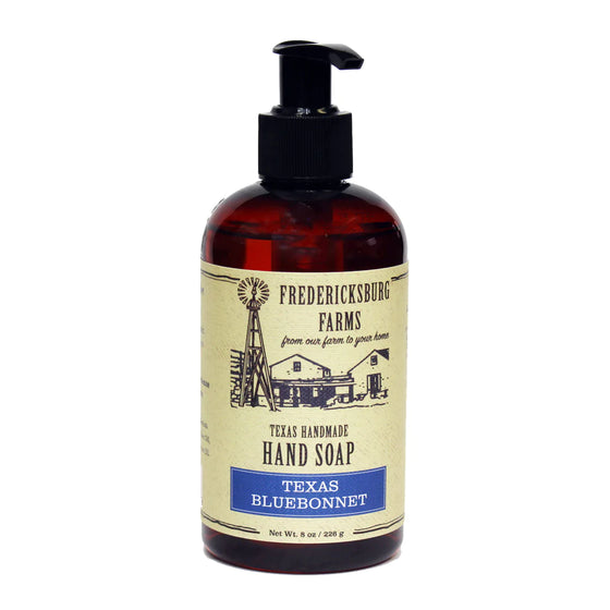 Fredericksburg farms goats milk hand soap   Texas bluebonnet hand soap