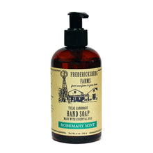  Fredericksburg farms goats milk hand soap rosemary mint