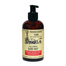  Fredericksburg farms goats milk hand soap Texas ruby red grapefruit