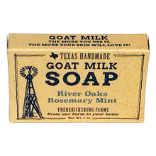  Fredericksburg farms goat milk bar soap-River Oaks Rosemary Mint