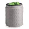 Gray Hobnail Flip Dish Wax Warmer