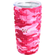  Mama Bear - 20 oz Travel Tumbler with 3D Silicone Wrap