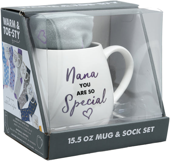 Nana - 15.5 oz Mug and Sock Set