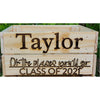 Personalized Pine Crates - Graduation