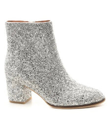  Razzle Dazzle Silver Glitter Boots