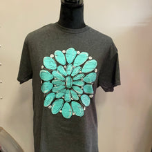  Turquoise Flower -  Graphic Tee