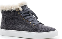  Templin Sneaker in Grey Leopard By Corkys