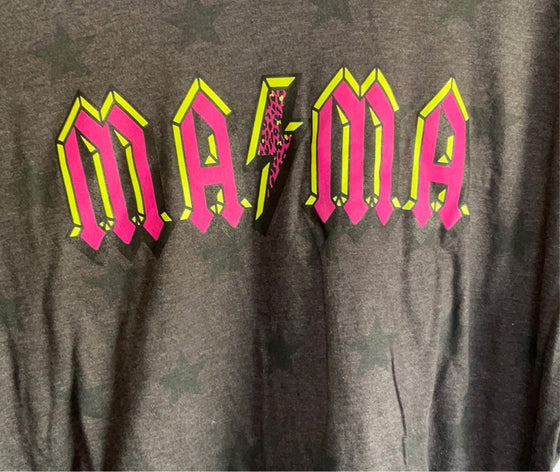 Mama w/ leopard lightening bolt - Delux Tee