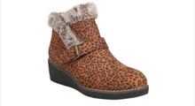  Chilly Leopard Wedge Booties