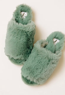  Women's Fluffy Spoon Slipper - Mint