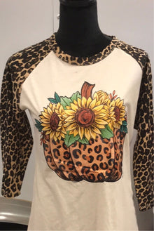  Sunflower and Pumpkin Shirt